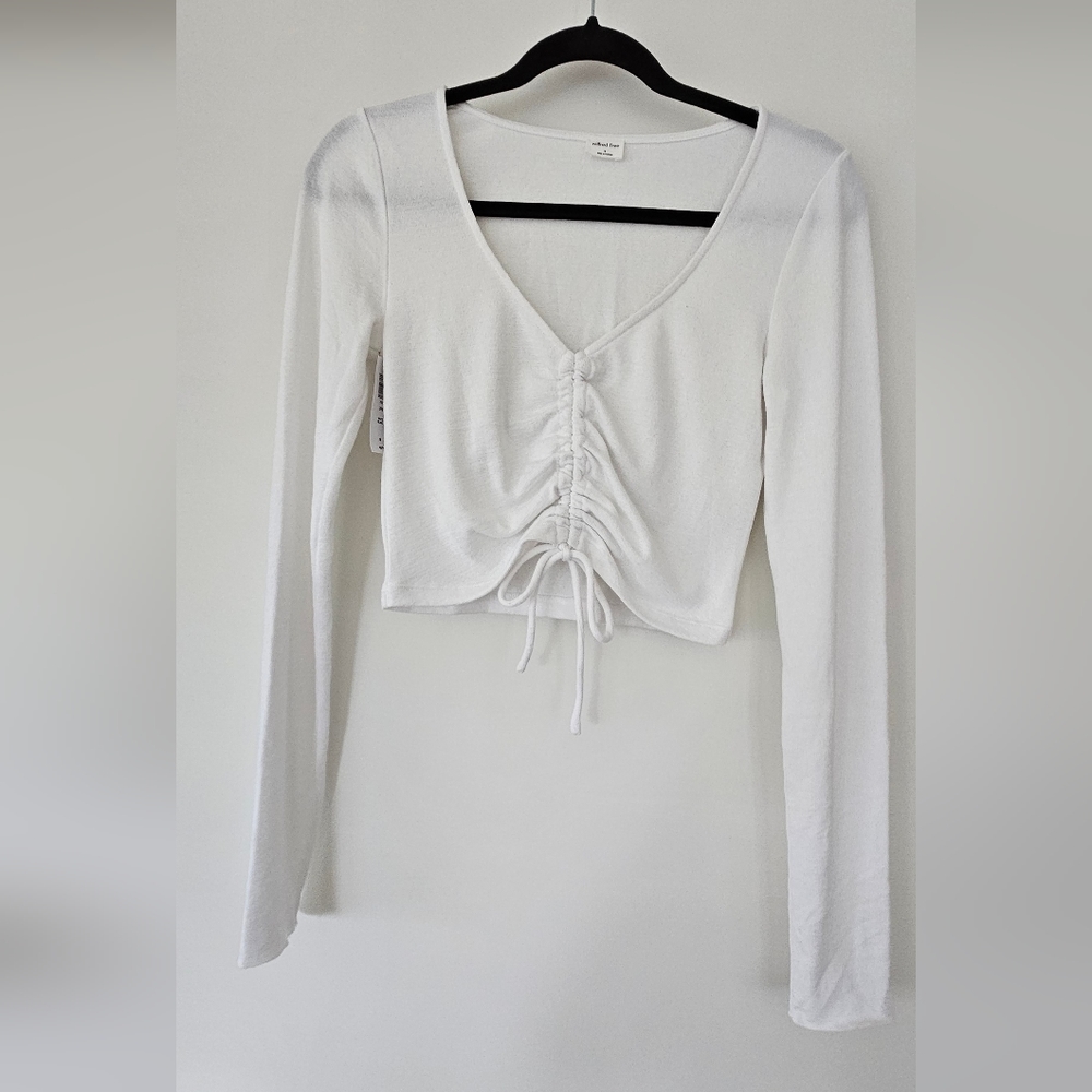 Cropped Long Sleeve Top